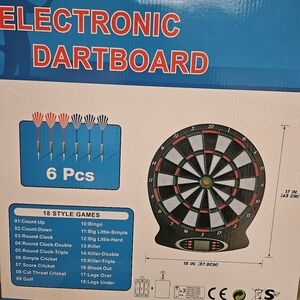 Electronic Dartboard with Darts
